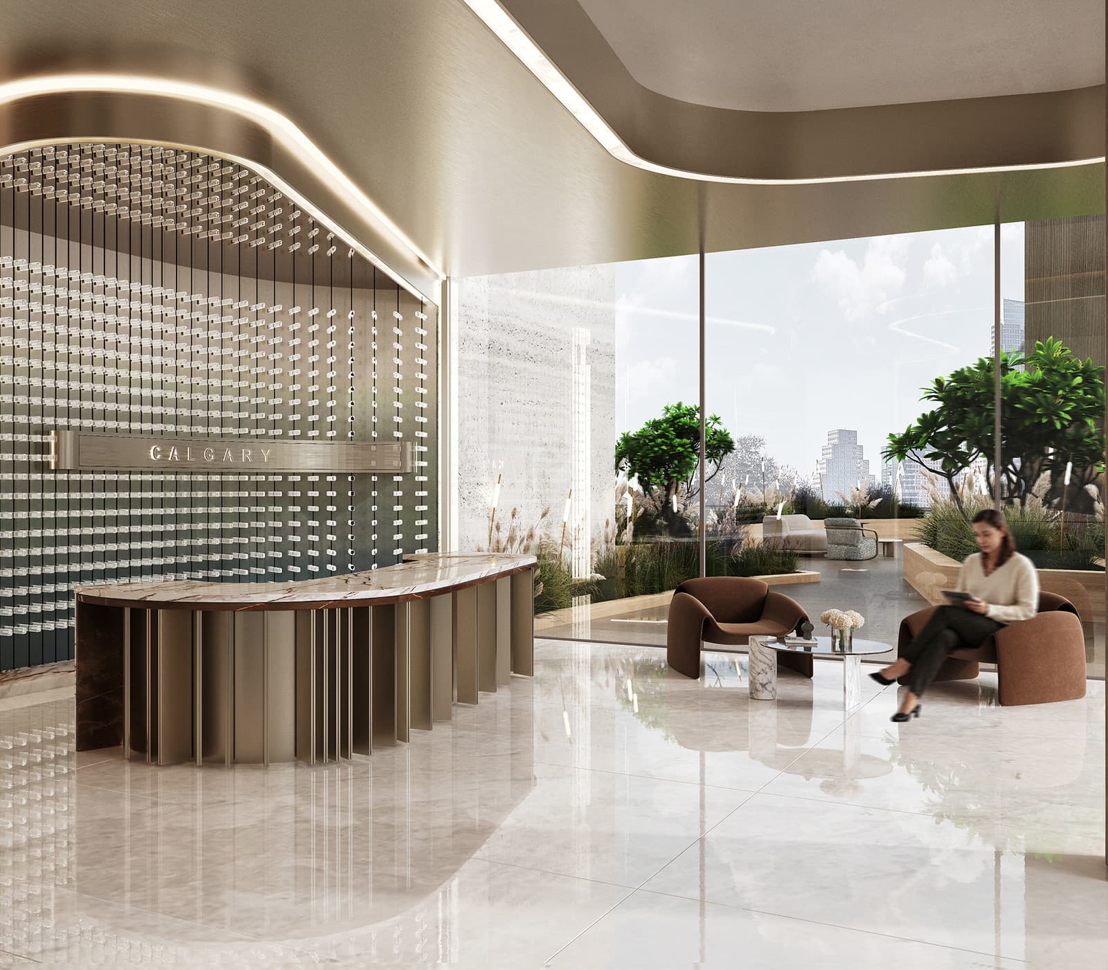 SKYON lobby interior