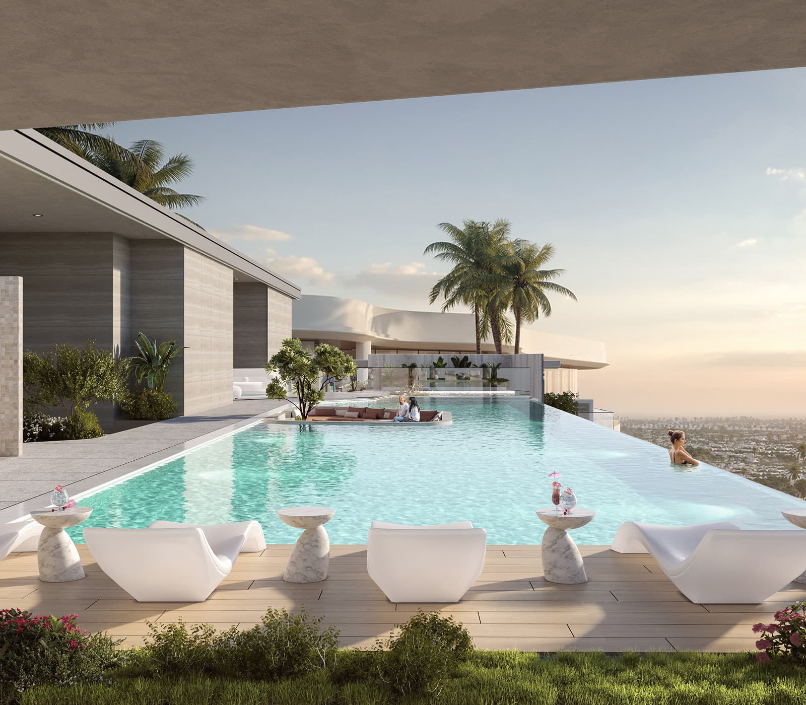 SKYON Sky Terrace rooftop pool