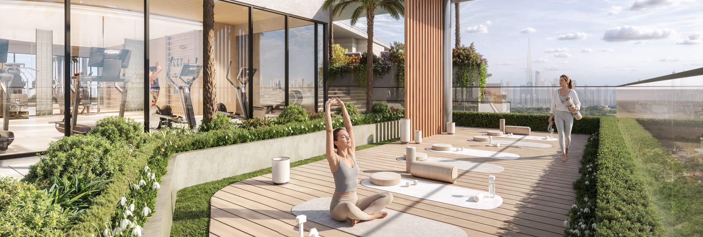 SKYON Sky Terrace amenities deck